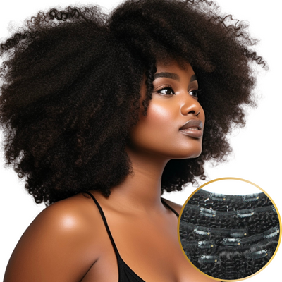 Afro Kinky Clip In’s (4a-4b)